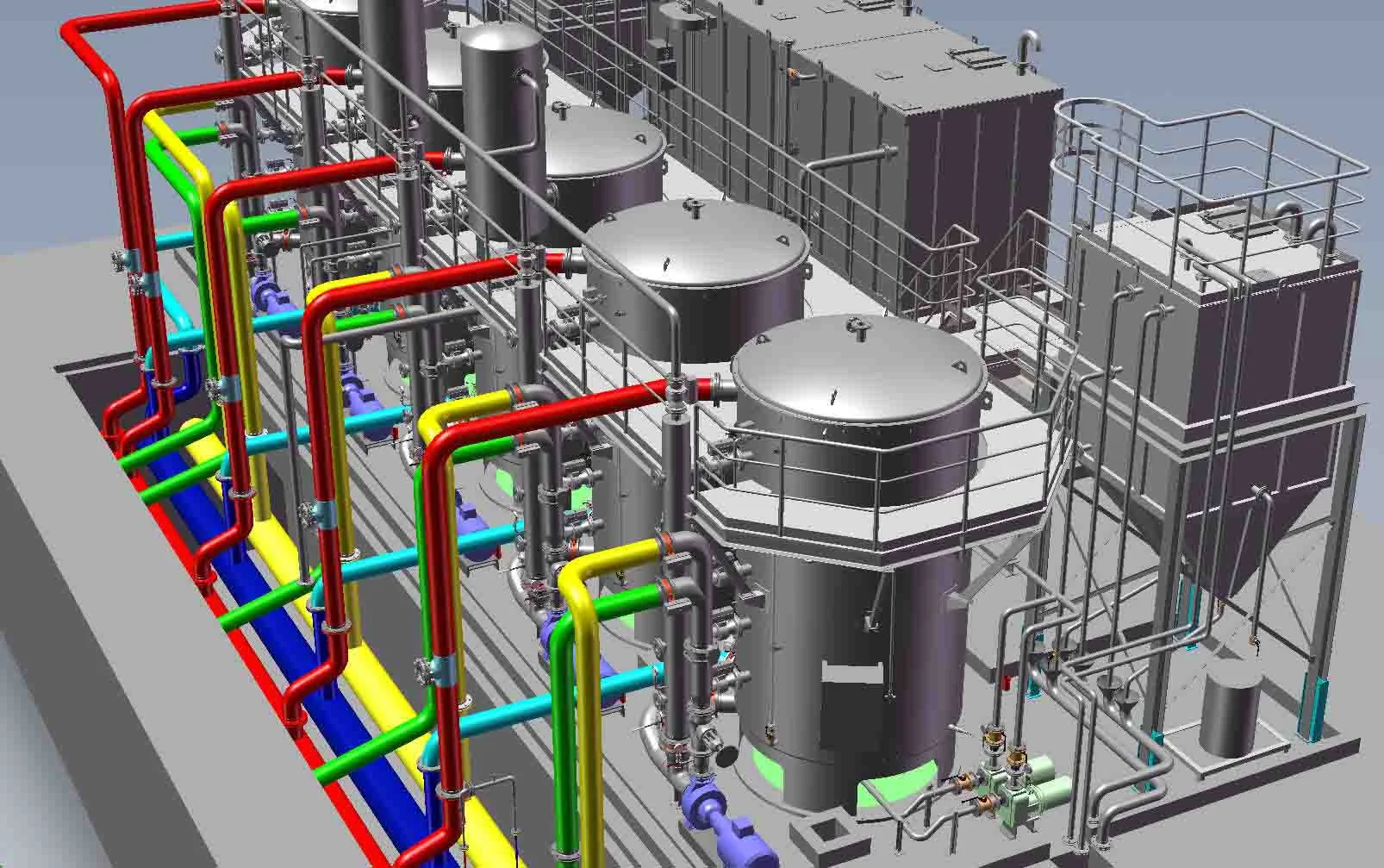 Modellazione 3D di piping industriale